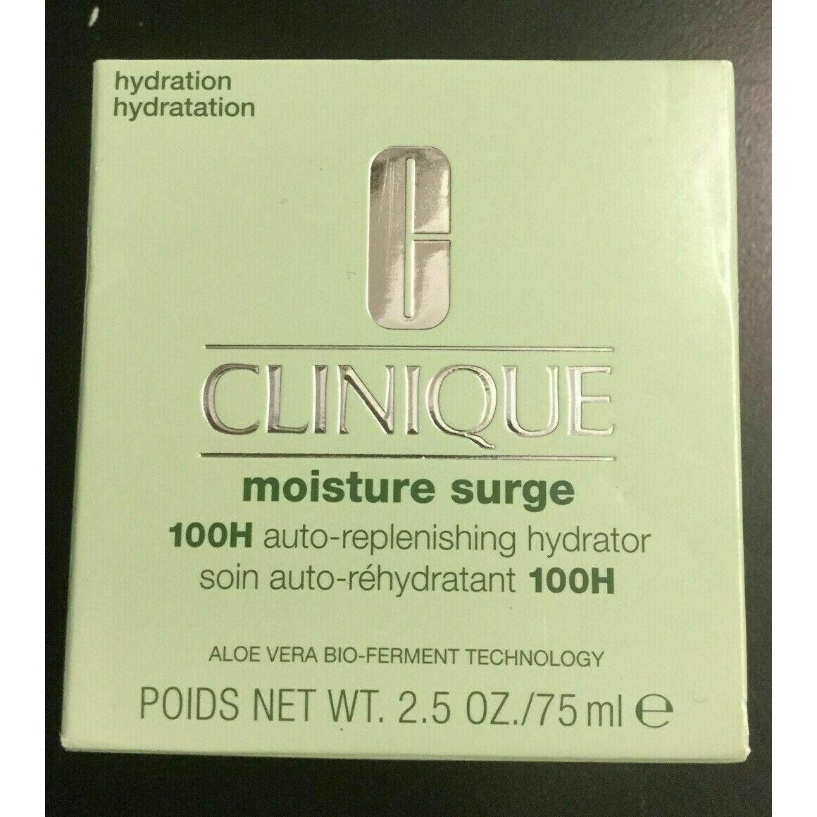 Clinique Moisture Surge 100H Auto Replenishing Hydrator 2.5 Oz. 75ml