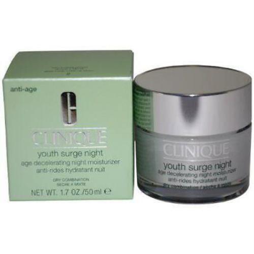 Clinique Youth Surge Night Age Decelerating Night Moisturizer Dry Combination 2