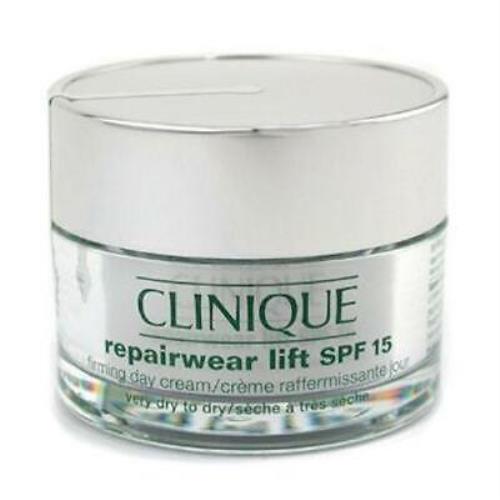 Clinique Repairwear Lift Firming Cream Spf 15 Very Dry to Dry 1.7 oz