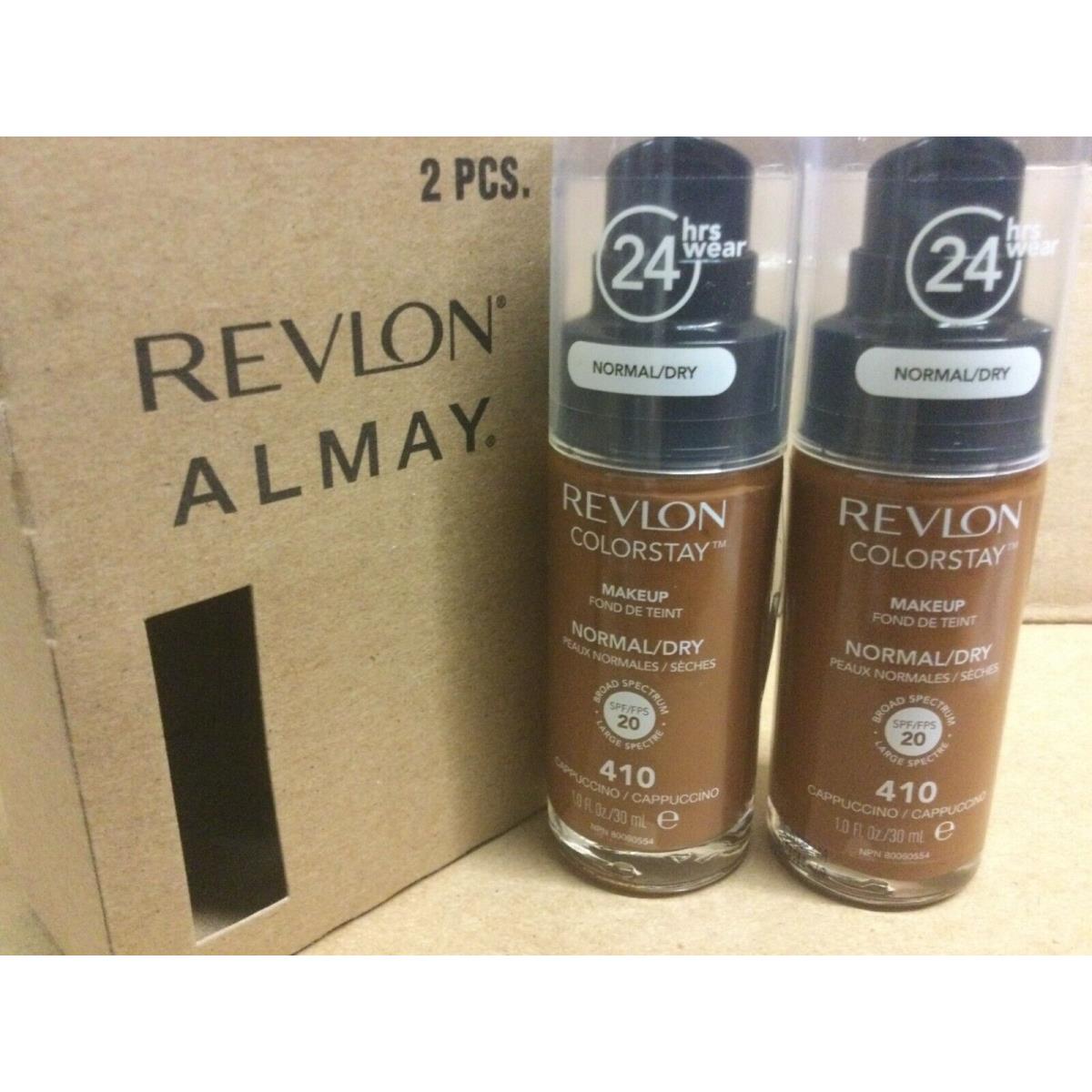 4 X Revlon Colorstay Makeup Foundation Normal To Dry Skin You CAPPUCCINO #410