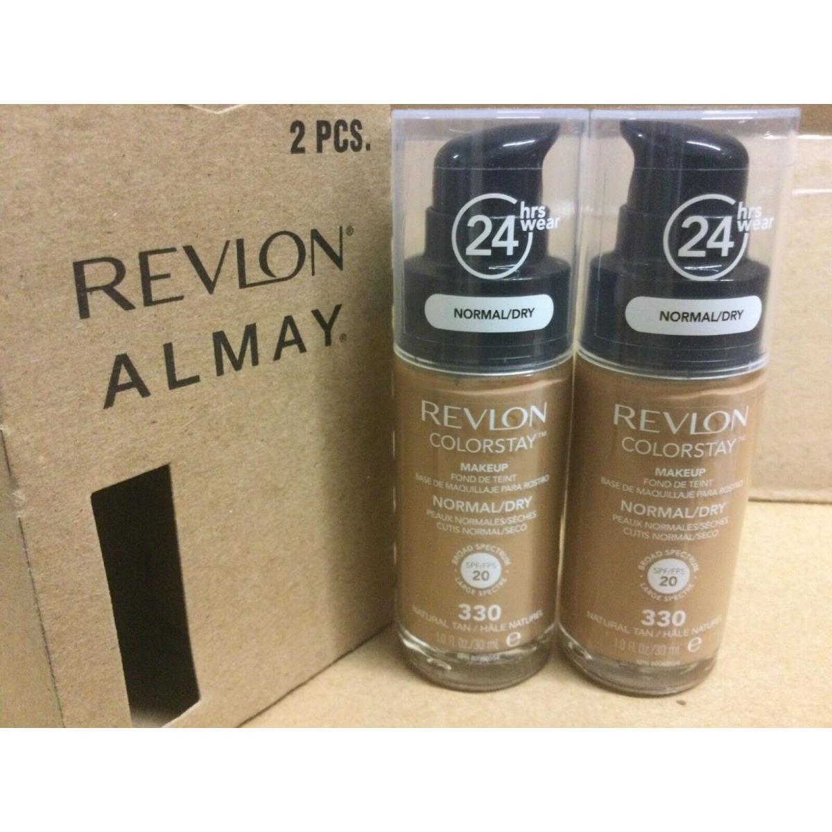 4 X Revlon Colorstay Makeup Foundation Normal To Dry Skin You NATURAL TAN #330