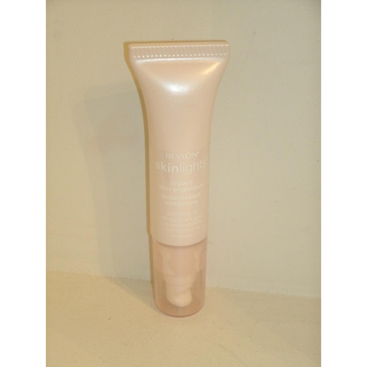 Revlon Skinlights Face Illuminator Spf 15 Instant Skin Brightener 1.5 oz 01 Natural Light