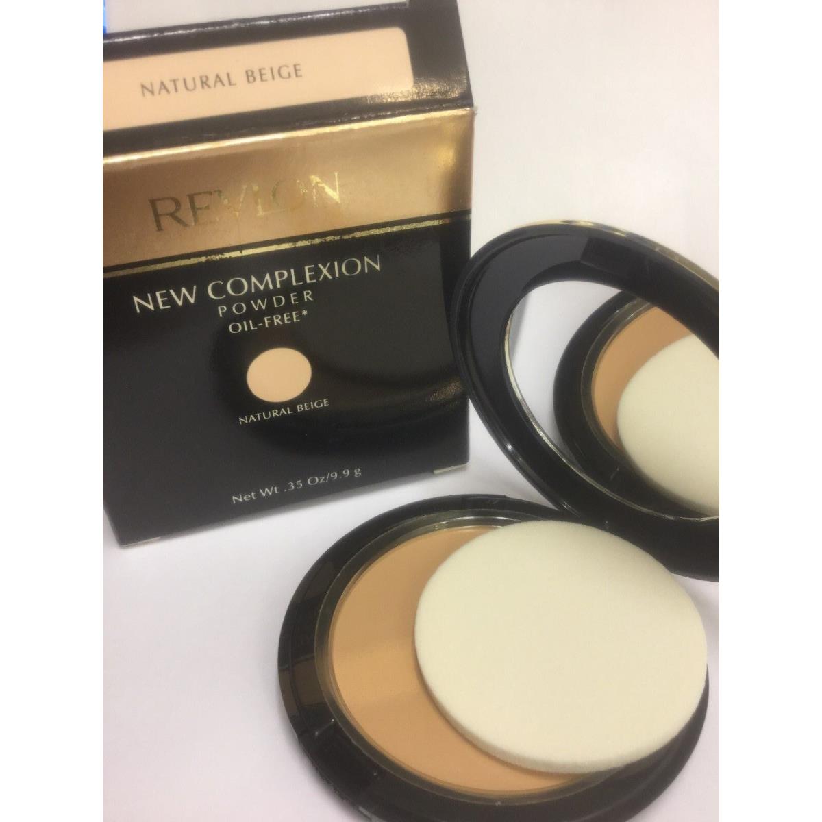 Revlon New Complexion Complexion Powder Natural Beige 0.35 Ounce Oil -free