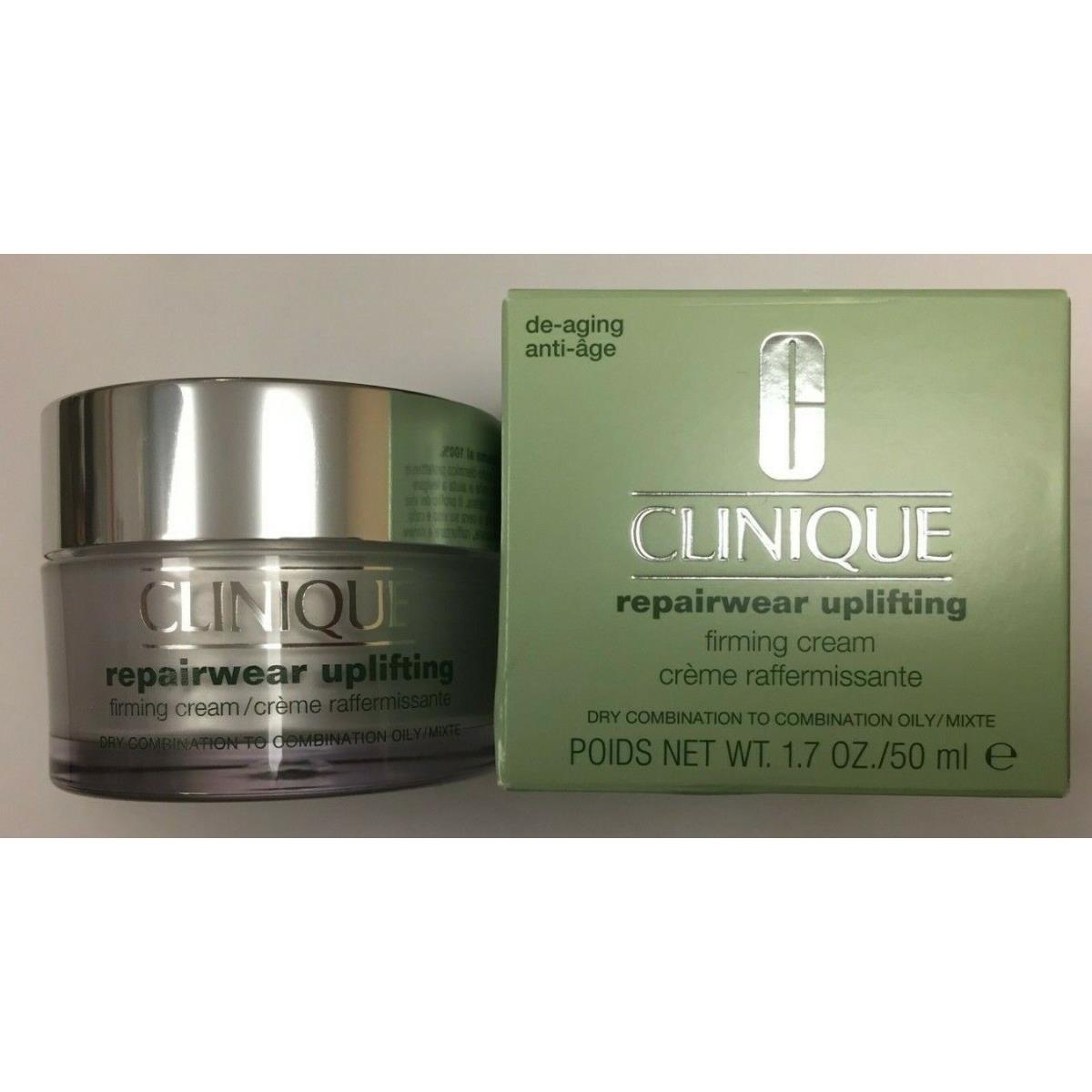 Clinique Repairwear Uplifting Firming Cream Creme 1.7oz/50ml Combination Oil