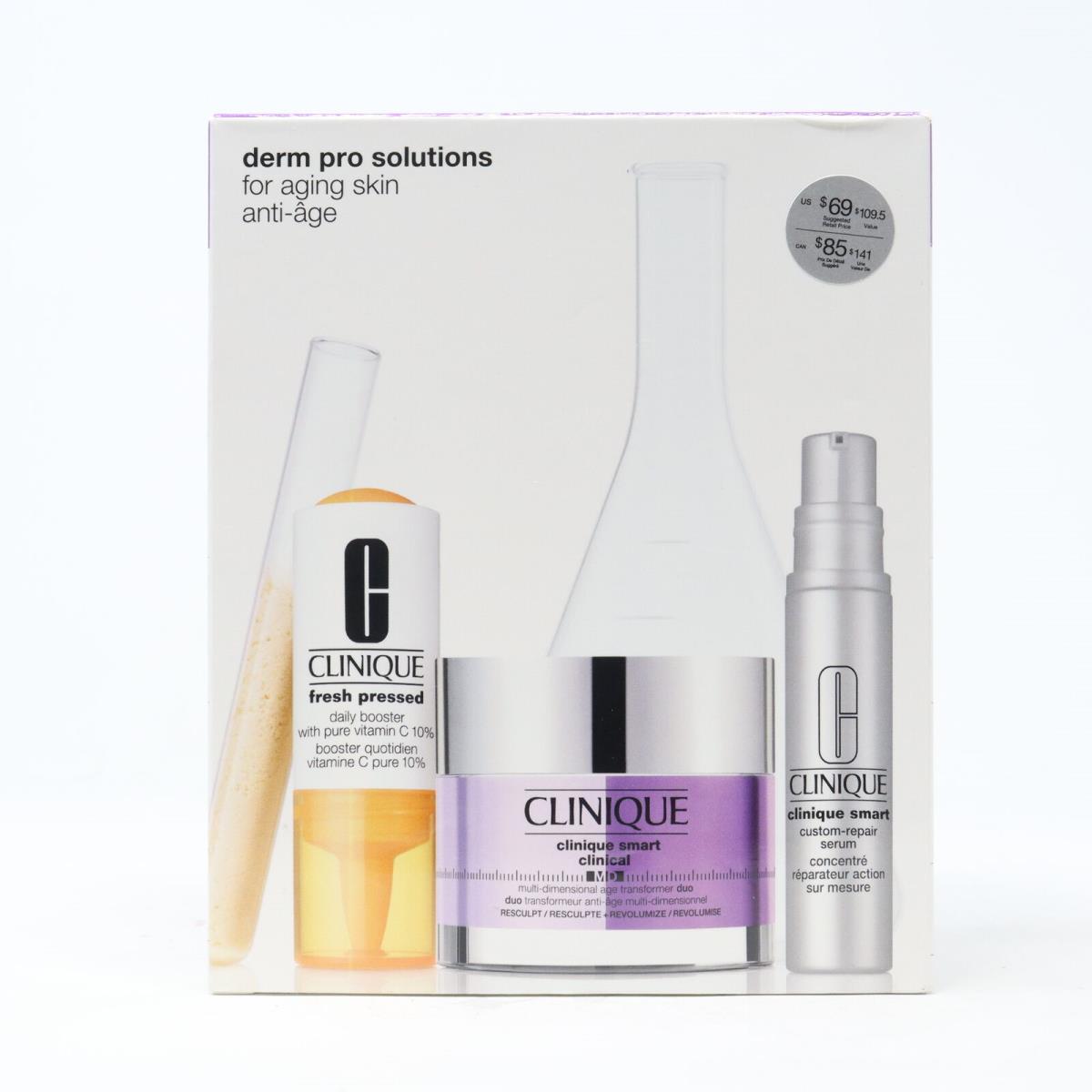 Clinique Dermo Pro Solutions 3 Pcs Set /