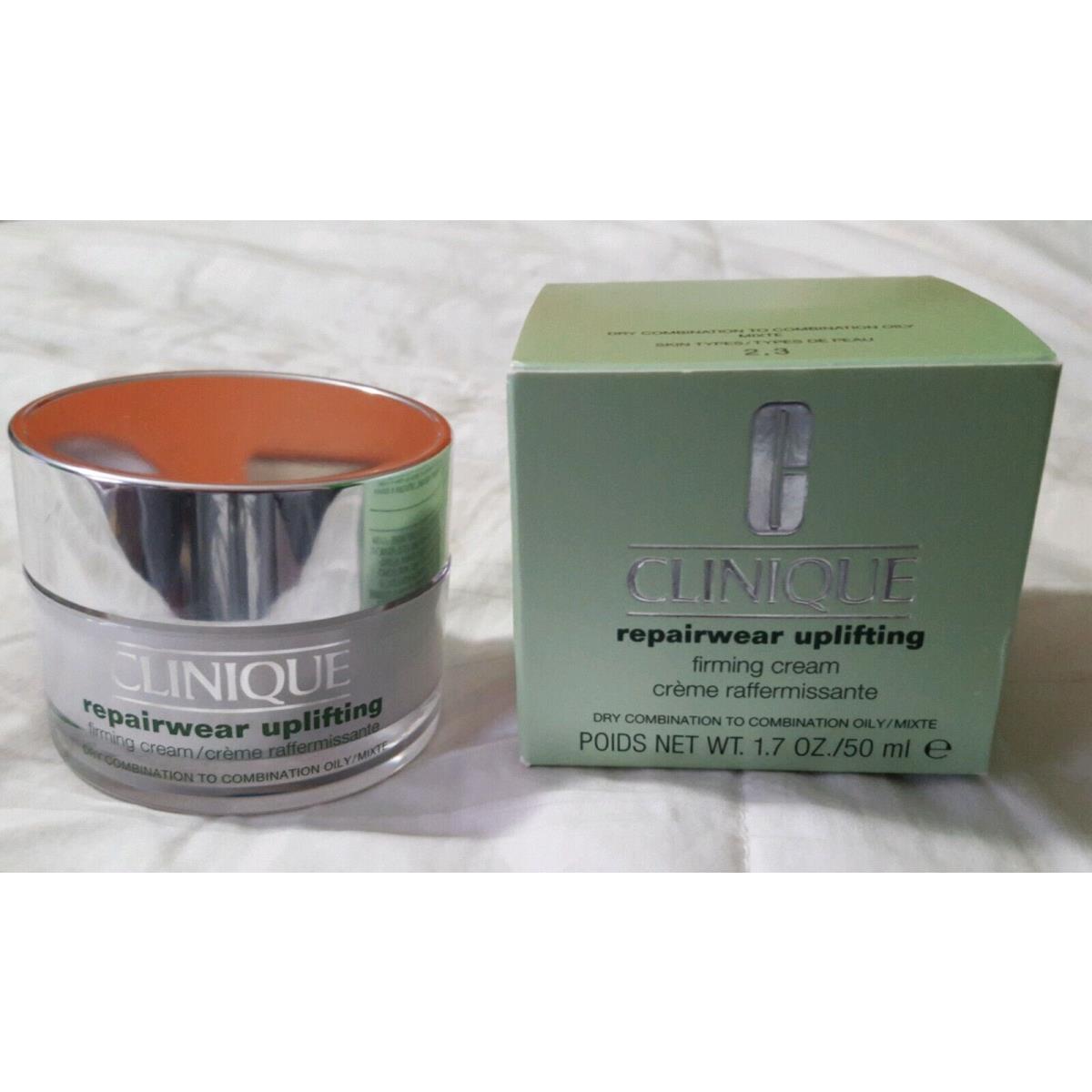 Clinique Repairwear Uplifting Firming Cream Dry/combo Skin Type 2 3 1.7oz