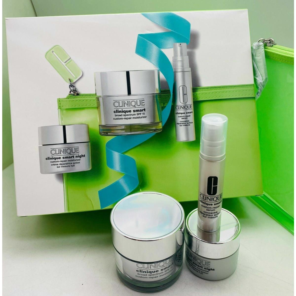 Clinique Smart Smooth 4 pc Moisturizers Repair Serum Gift Set