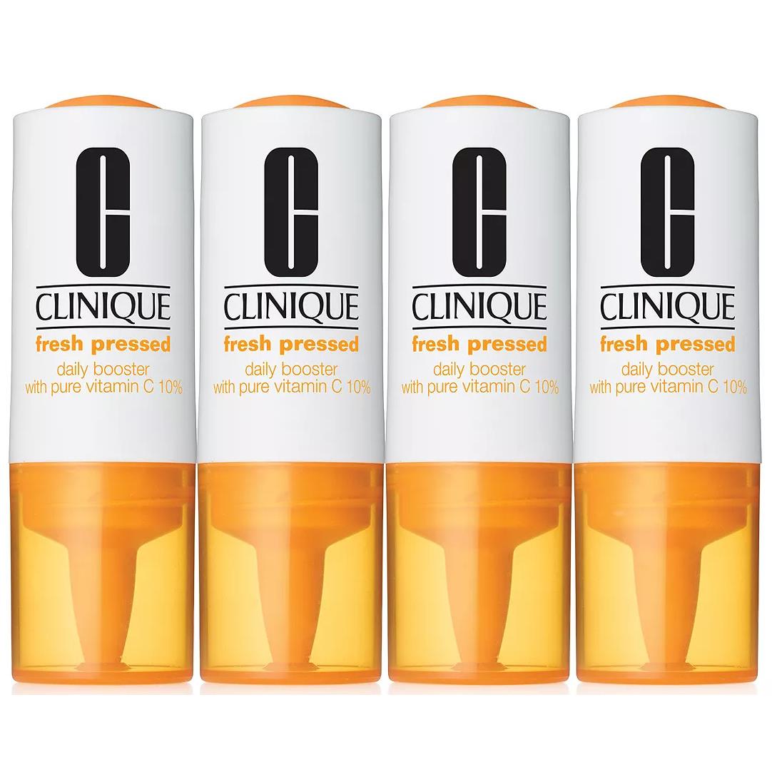 Clinique Fresh Pressed Daily Booster with Pure Vitamin C 10% - 4 x 0.29 oz