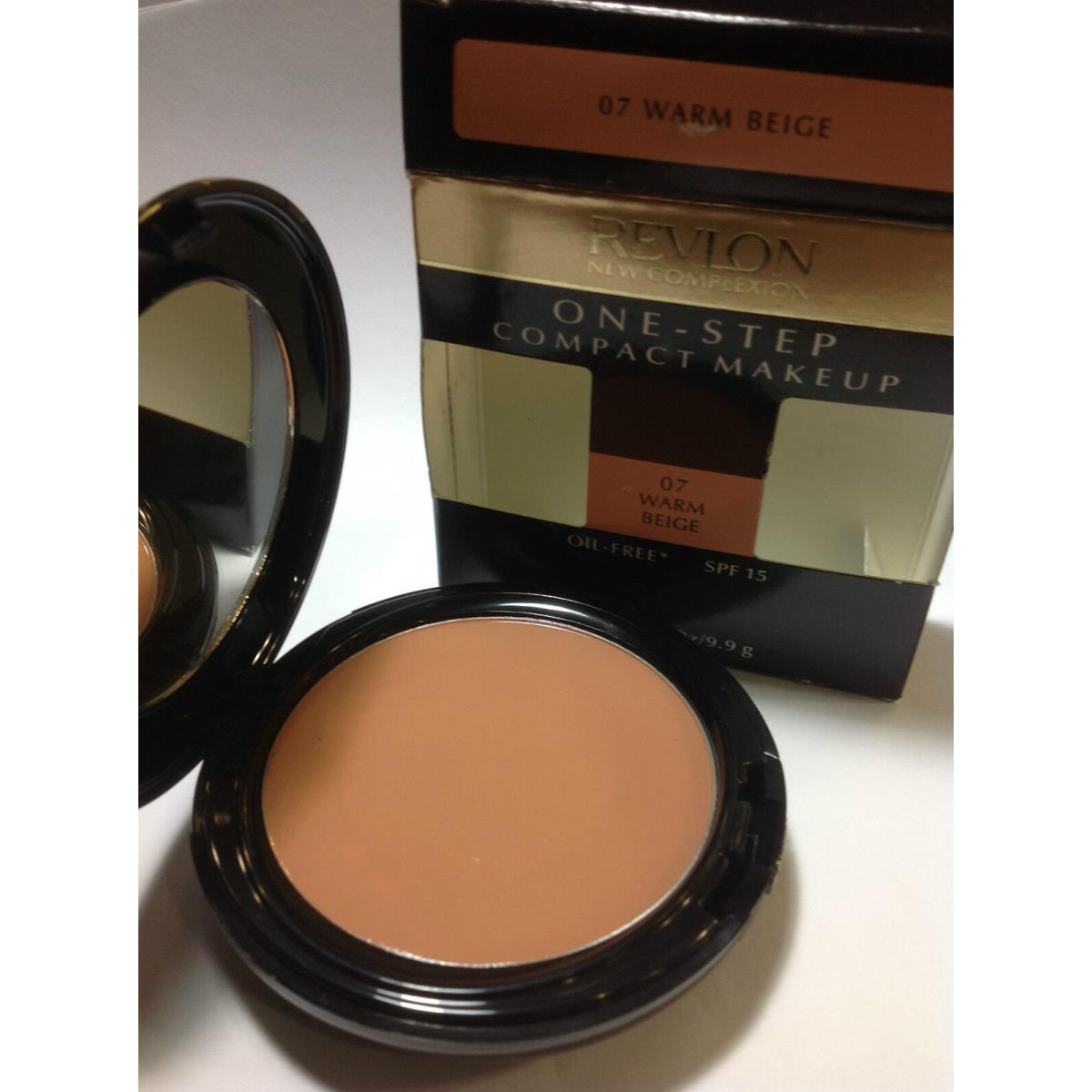 Revlon Complexion One Step Compact Makeup -warm Beige 07 0.35 Oz Oil -free