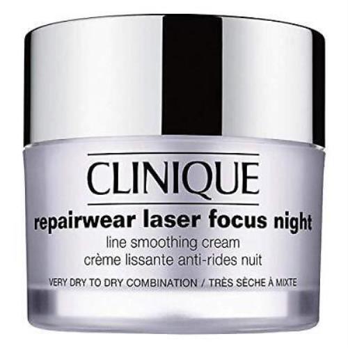 Clinique Repairwear Laser Focus Night Line Smoothing Cream 1.7 oz / 50 ml