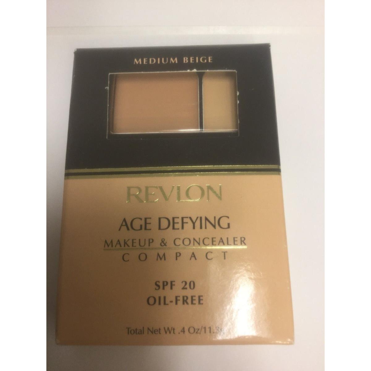 Revlon Age Defying Makeup Concealer Compact Medium Beige New