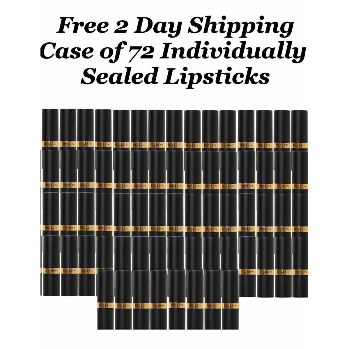 Revlon Super Lustrous Lipstick Matte 013 Smoked Peach with Vitamin E Case of 72