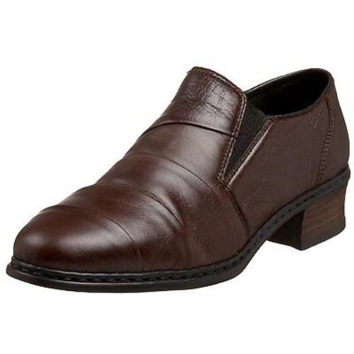Rieker Dana 56162-25 Chestnut Brown Shoes 6