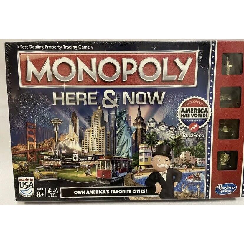 Monopoly Here and Now America Made IN Usa Edition Open Seal