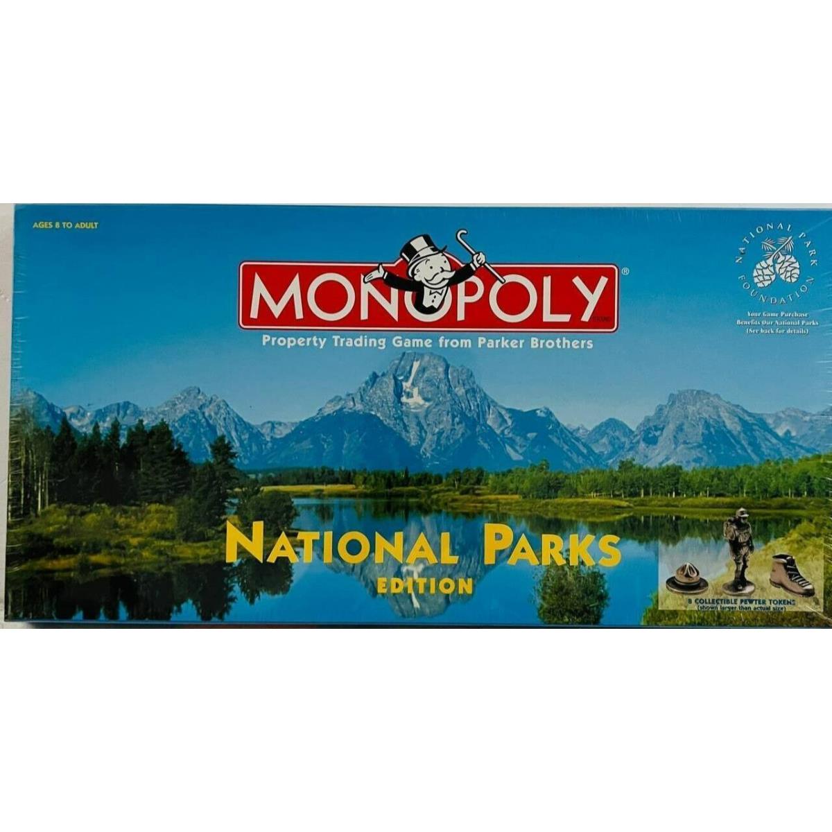 Vintage Monopoly National Parks Edition Hasbro 1998 Board Game