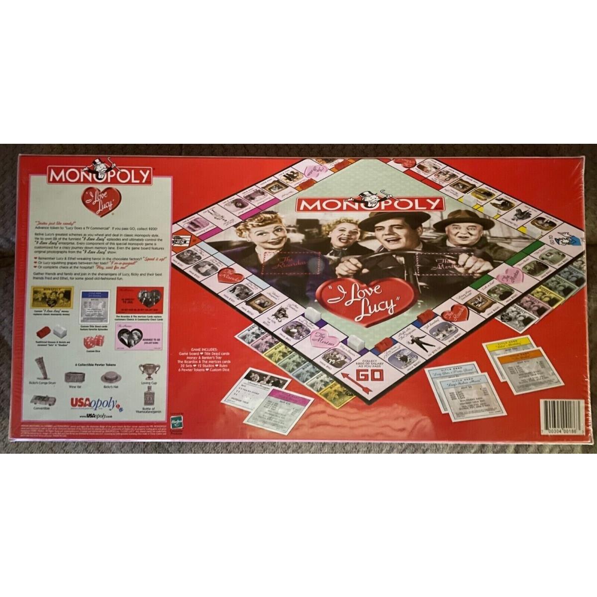 Monopoly Game 50th Anniversary I Love Lucy Collector s Edition