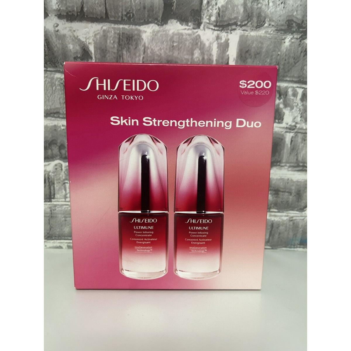 Shiseido Skin Strengthening Duo Ultimune Concentrate Set of 2 Full Size 50ml/ea