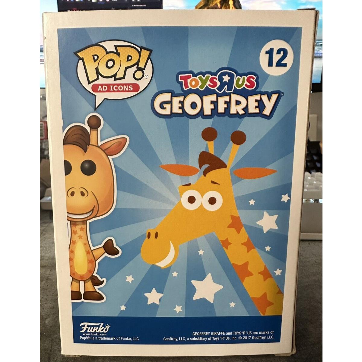 Funko Pop Flocked Geoffrey The Giraffe Toys R Us Ad Icons 12 Limited Exclusive