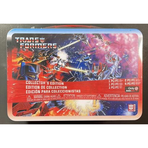 Funko GI Joe v. Transformers Collector`s Edition Tin Lunch Box