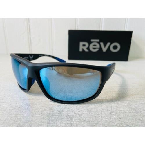 Revo RE1092V 01 BL Caper Matte Black Frame w Polarized Blue Water Lens Suns