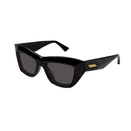 Bottega Veneta BV1218S 001 Black/grey Cat Eye Women`s Sunglasses