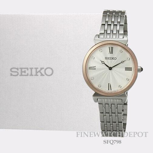 Seiko Essentials Women Stainless Steel Analog Watch SFQ798