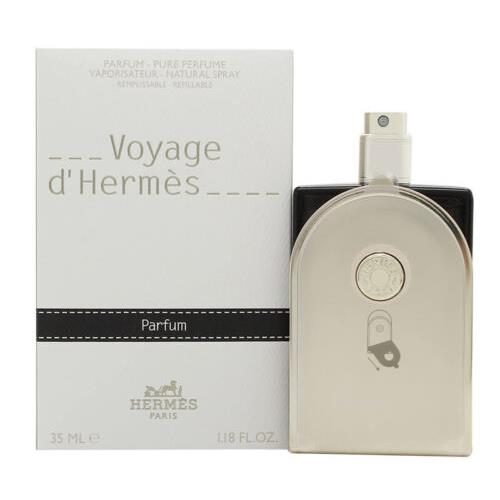 Hermes Voyage D`hermes 1.18 oz 35 ml Pure Parfum Spray Refillable
