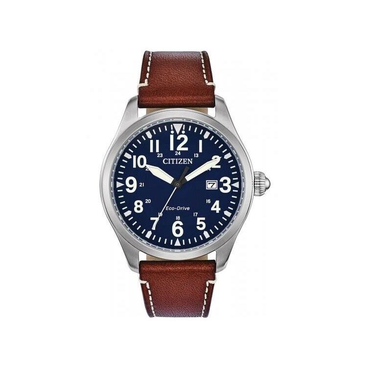 Citizen Men s Chandler Military Eco drive Blue Dial Watch BM6838