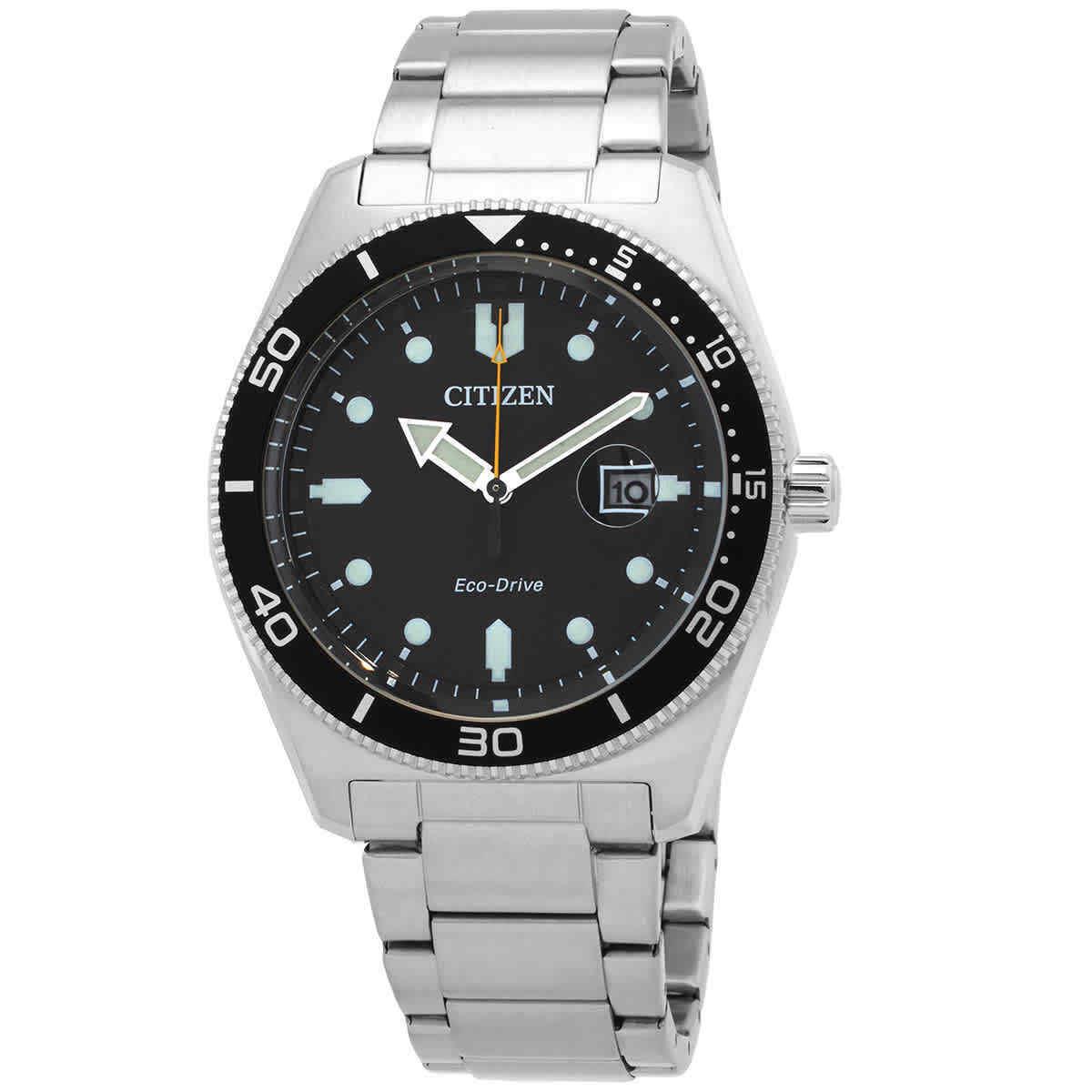 Citizen Eco-drive Black Dial Men`s Watch AW1760-81E