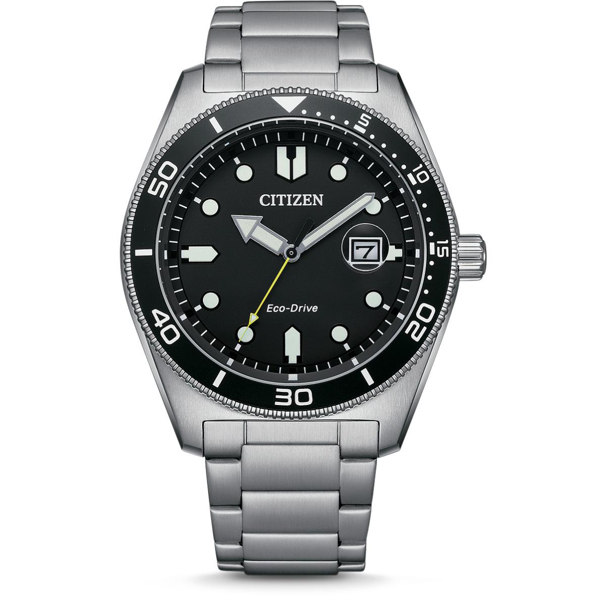 Citizen Men`s Eco-drive Black Dial Watch - AW1760-81E