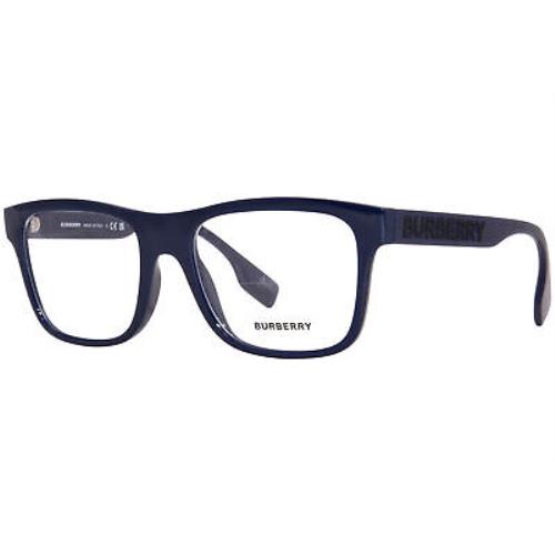 Burberry Carter BE2353 3961 Eyeglasses Men`s Blue Full Rim Square Shape 53mm - Frame: Blue