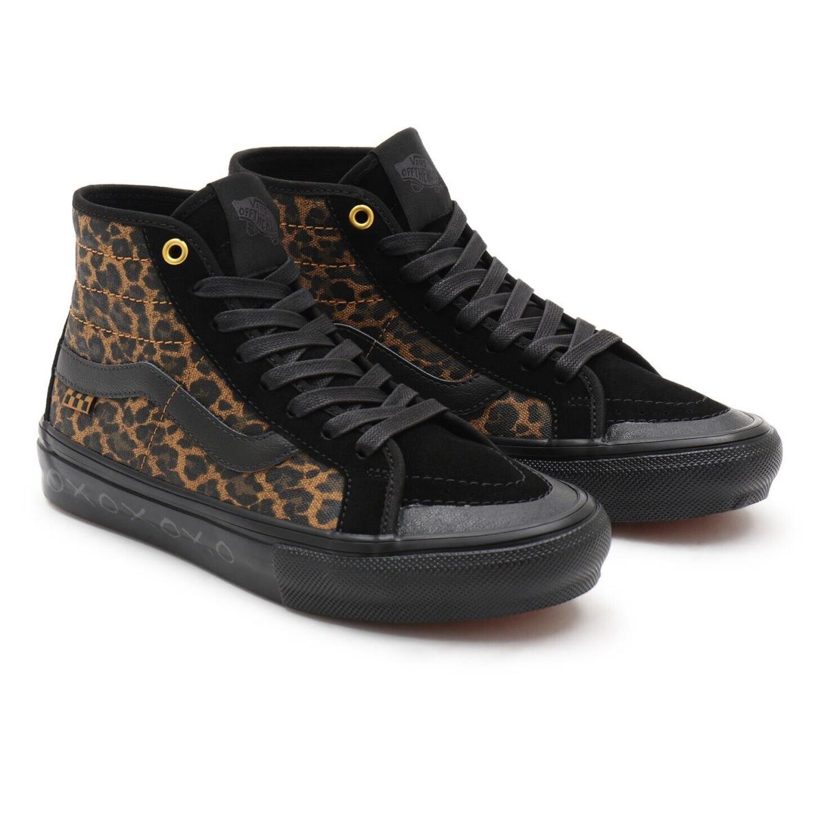 Vans Sk8-Hi Decon VN0A5KYB9CY1 Men`s Black/brown Skate Sneaker Shoes C1974 - Black/Brown