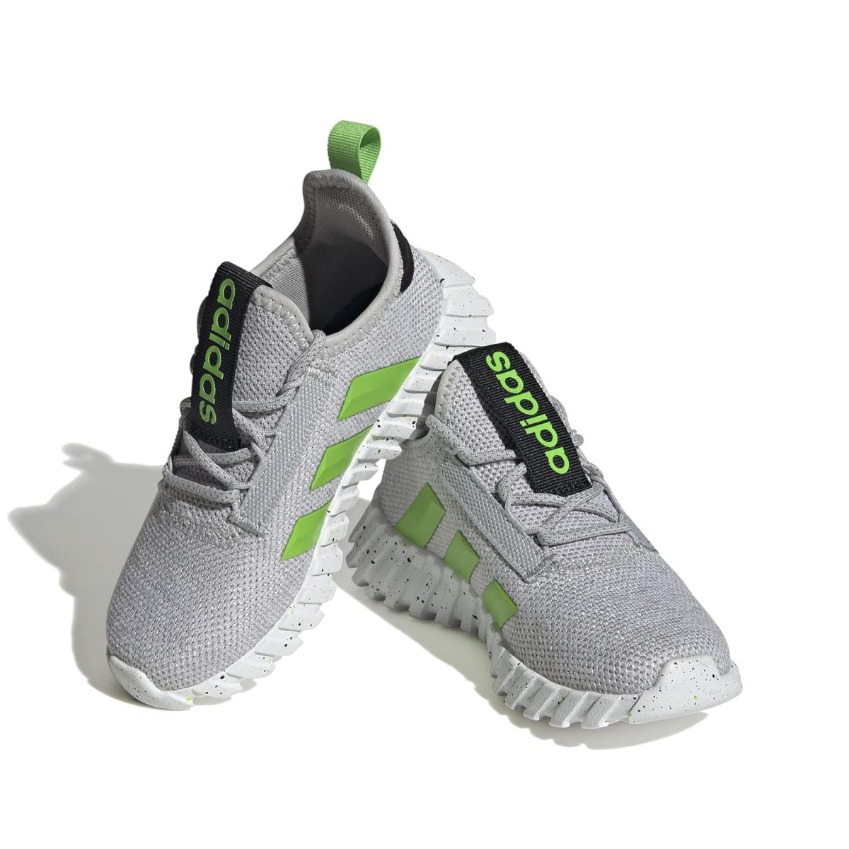 Children Unisex Shoes Adidas Kids Kaptir 3.0 Little Kid/big Kid Grey Two/Lucid Lime/Core Black