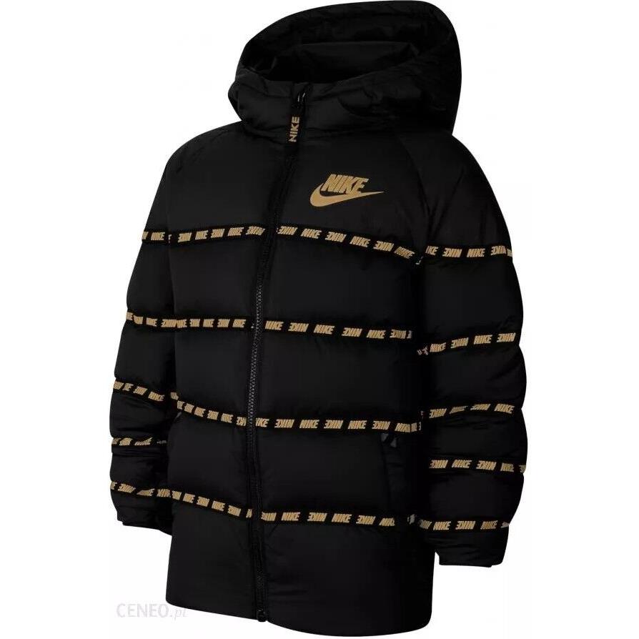 Nike Sportswear Big Kids Down Full Zip Jacket CU9154-013 Metallic Gold-size M L