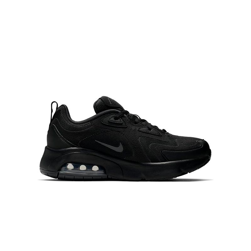 Grade School Youth Size Nike Air Max 200 Black Athletic Fashion AT5627 001