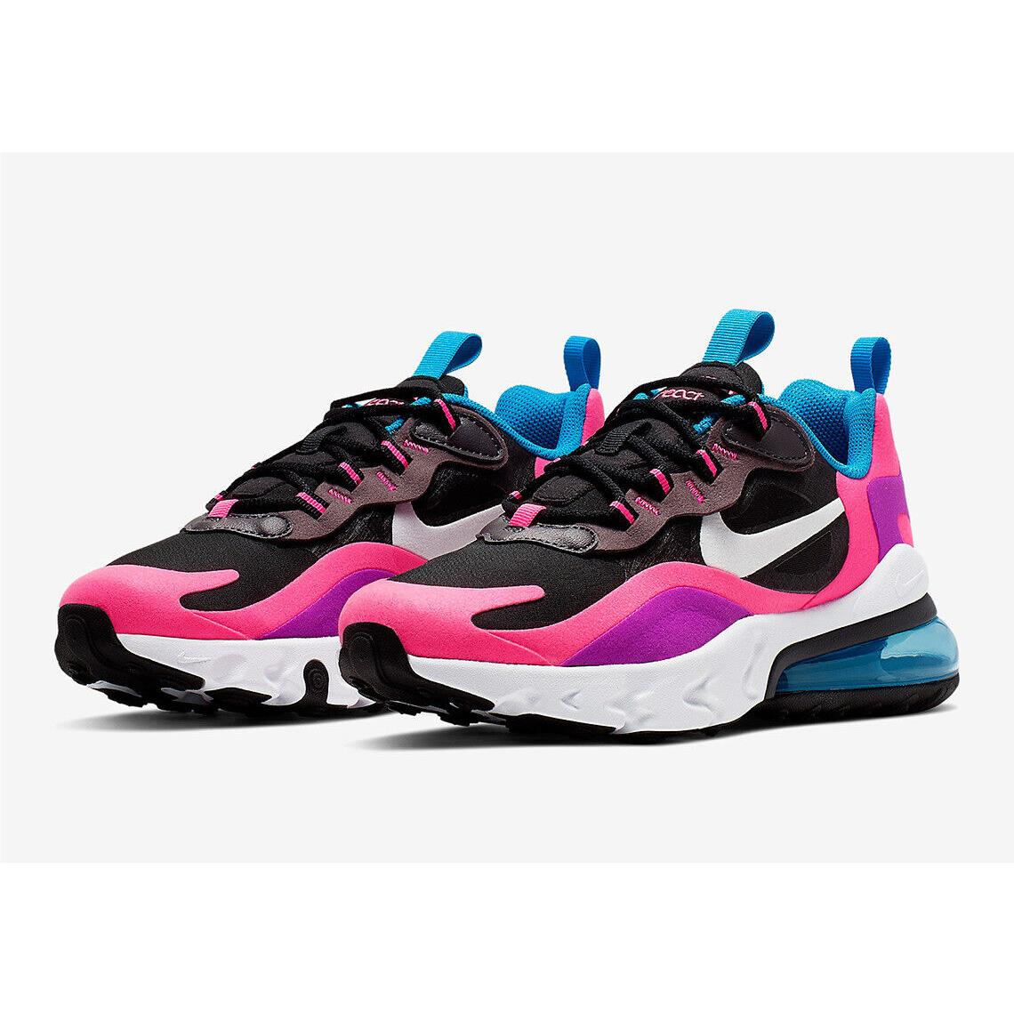 Air max react 270 black pink best sale