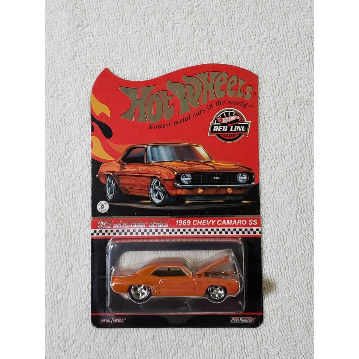 2022 Hot Wheels Redline Club Selection Series 1969 Chevy Camaro SS