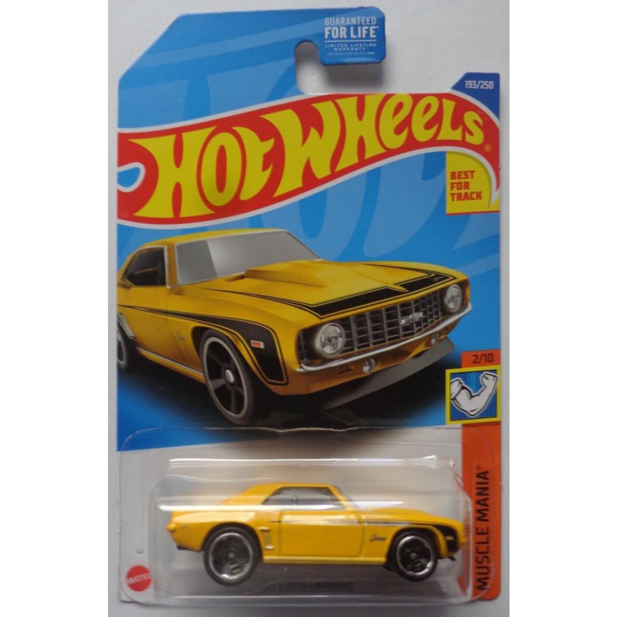 2022 Hot Wheels `69 Copo Camaro 193/250 Yellow Lot of 30