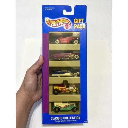 Hot Wheels Mattel 1991 Gift Pack 5 Cars Classic Collection