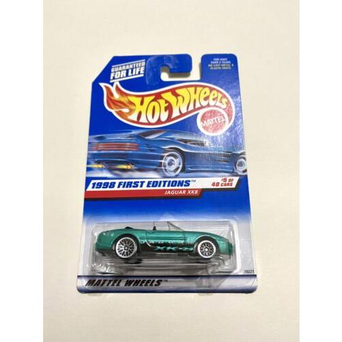 Hot Wheels Rare Mattel Die-cast 1998 First Editions Jaguar XK8 5 OF 40 Cars