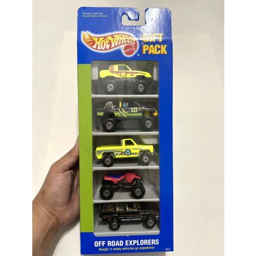 Hot Wheels Mattel 1991 Gift Pack Off Road Explorers 5 Cars