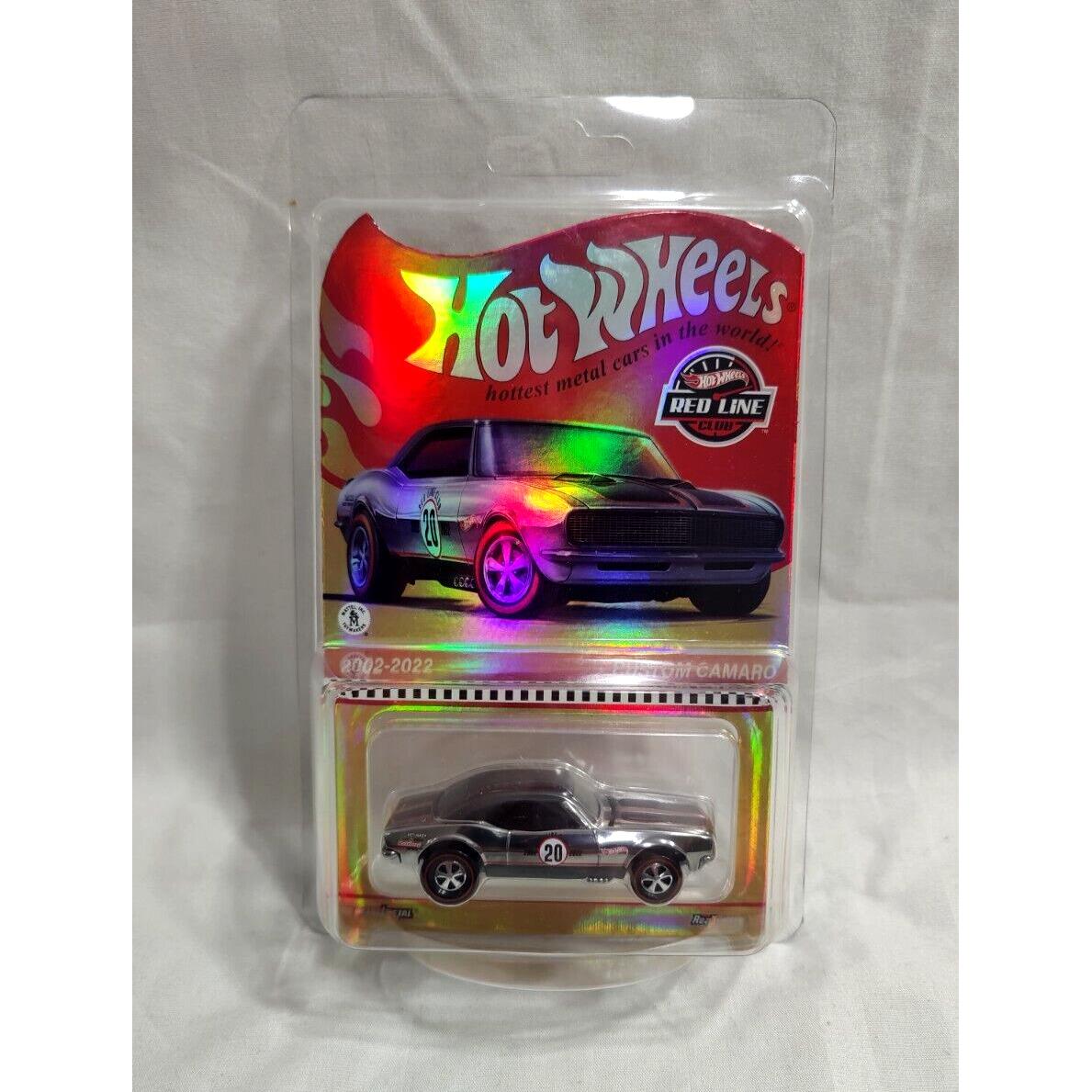 Hot Wheels Rlc 2002-2022 Custom Camaro - Rare Foil Chase Version