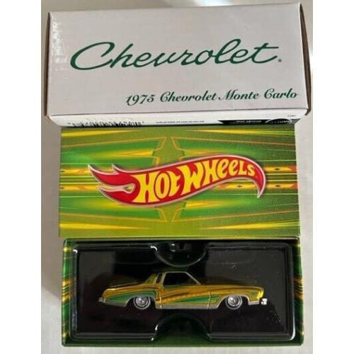 IN Hand .. Hot Wheels 2023 Rlc Exclusive `75 Chevy Monte Carlo Lowrider
