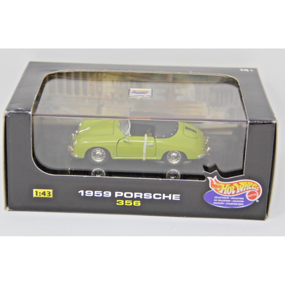 Hot Wheels 1959 Porsche 356 Green 1:43 22186 Mega Rare