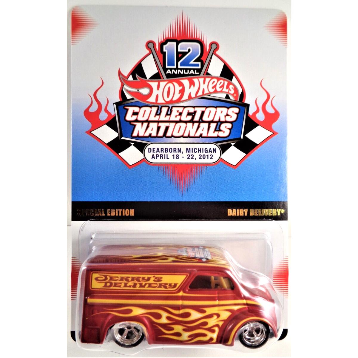 2012 Hot Wheels 12TH Annual Nationals Convention Dinner Car Dairy Delivery
