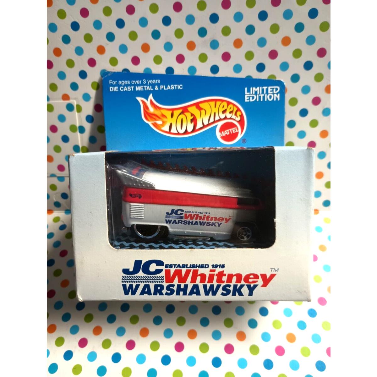 Hot Wheels JC Whitney Warshawsky Volkswagen Drag Bus Limited Edition