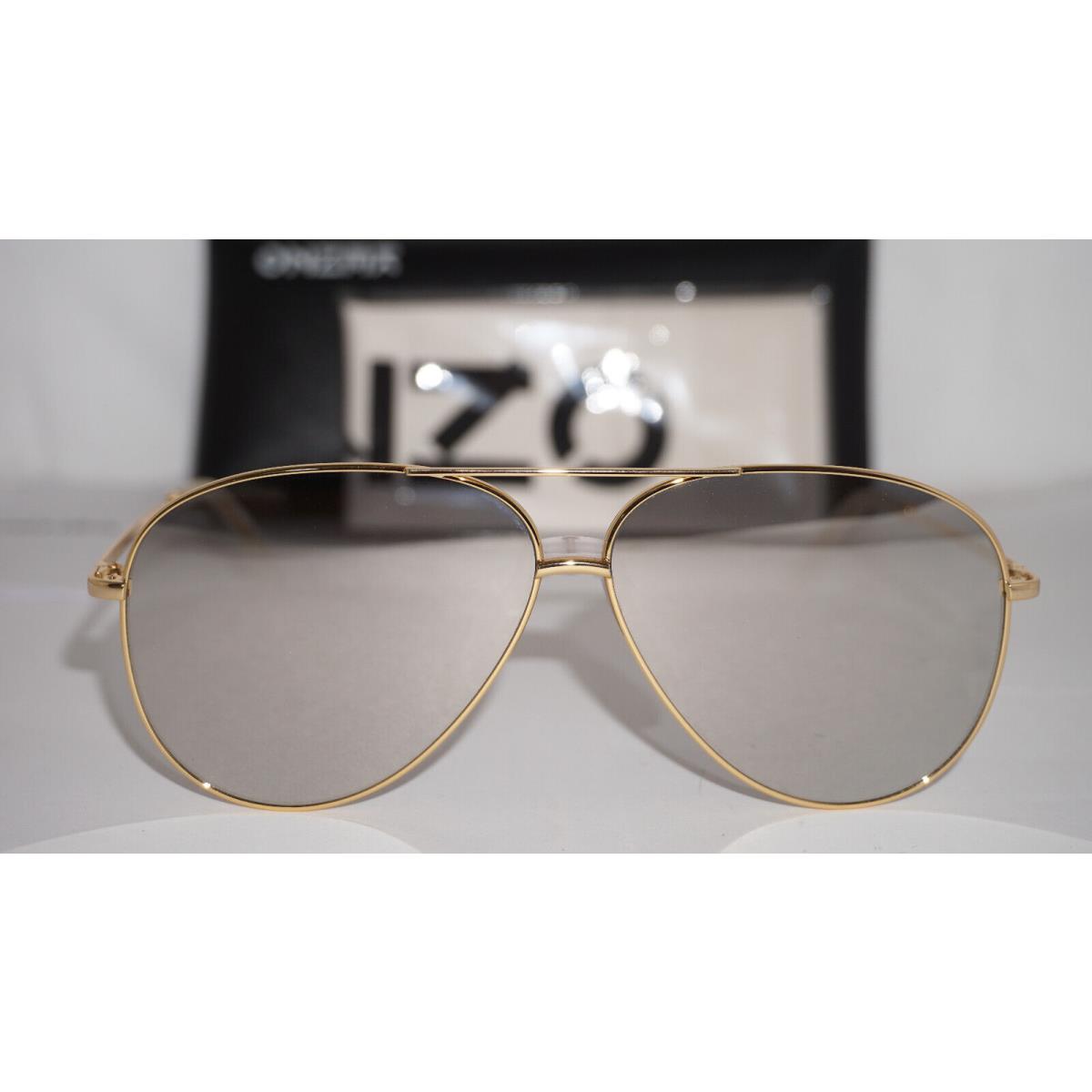 Kenzo Sunglasses Aviator Gold Silver Mirror KZ40012I 038C 61 10 140