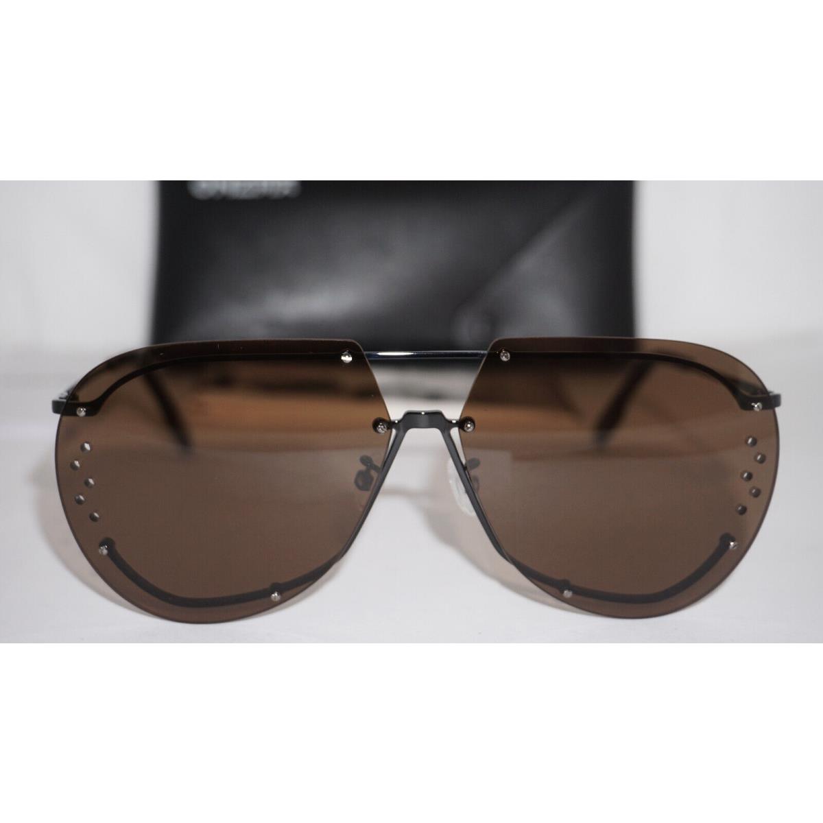 Kenzo Sunglasses Aviator Black Rimless Brown KZ40058U 01E 67 12 145