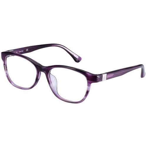 Calvin Klein Unisex Eyeglasses Striped Violet Frame Calvin Klein CK5906A 480