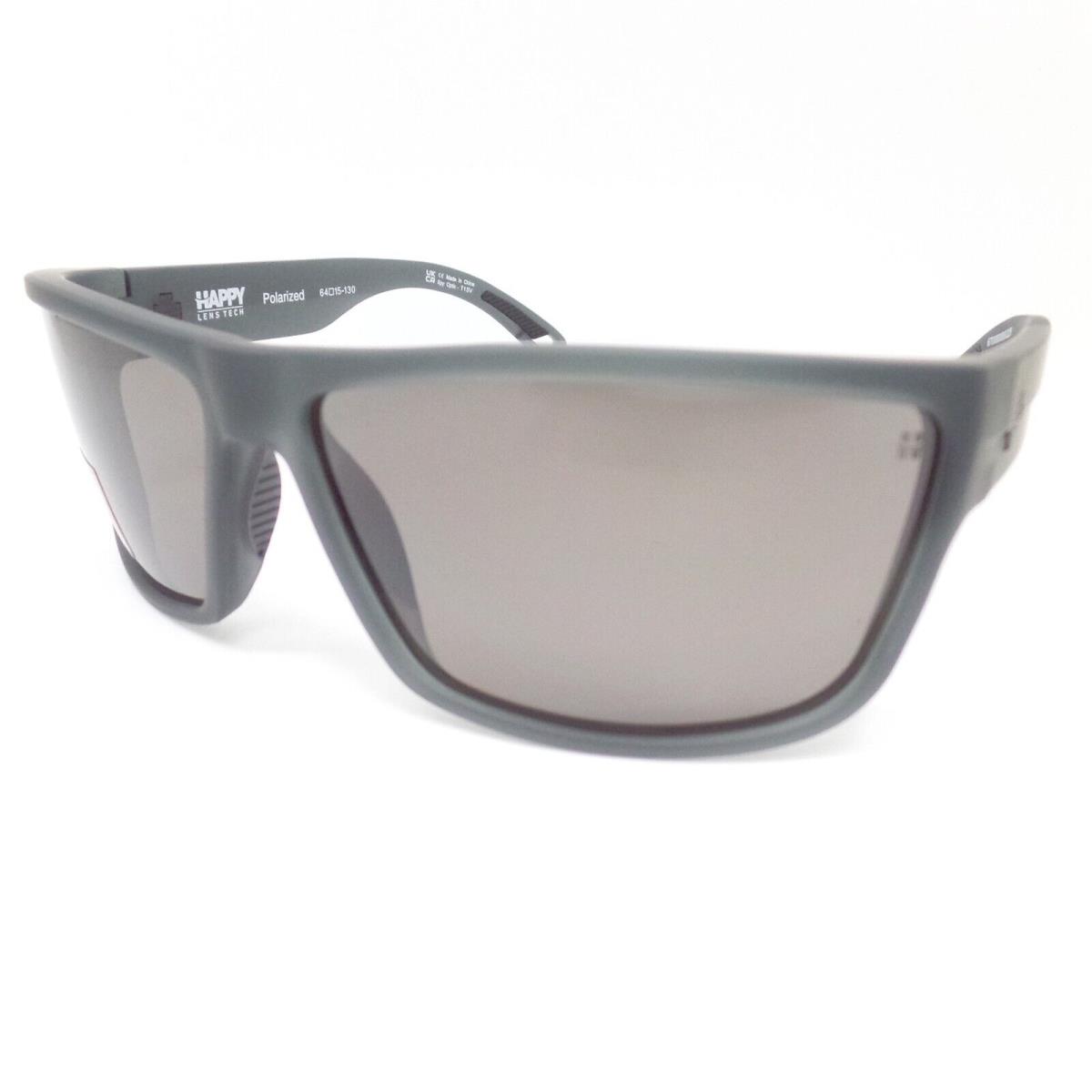 Spy Optics Rocky Matte Translucent Gun Grey Polarized Sunglasses - Matte Transclucent Gunmetal Frame, Grey Lens